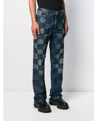 Balenciaga Checkered Paris Fit Jeans