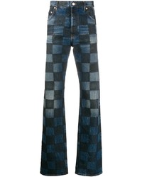 Balenciaga Checkered Paris Fit Jeans