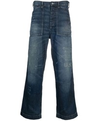 Polo Ralph Lauren Distressed Finish Wide Leg Jeans