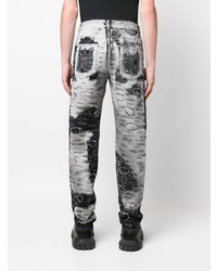 Givenchy Distressed Two Tone Jeans