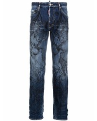 DSQUARED2 Graphic Print Jeans