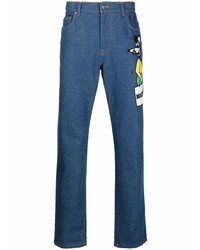 Moschino Mouse Logo Slim Fit Jeans