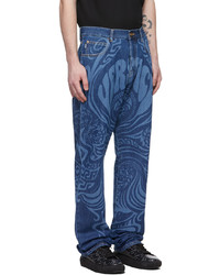 Versace Navy Music Jeans