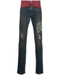 Alchemist Skull Print Slim Fit Jeans