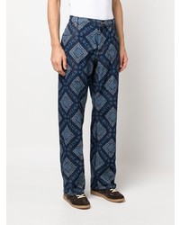 Ahluwalia Tile Print Straight Leg Jeans