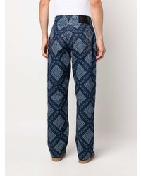 Ahluwalia Tile Print Straight Leg Jeans