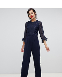 Y.A.S Tall Sheer Dot Jumpsuit