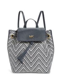 MICHAEL Michael Kors Medium Junie Woven Leather Backpack
