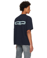 Solid Homme Navy Gradient T Shirt