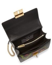 Dolce & Gabbana Rosalia Medium Tulip Print Leather Chain Shoulder Bag