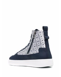 Leandro Lopes Monogram Panelled Sneakers