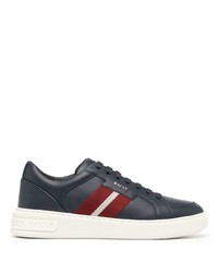 Bally Logo Print Lace Up Sneakers