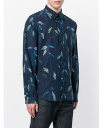Ps By Paul Smith Leaf Print Shirt