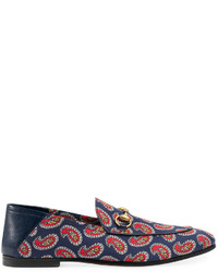 Gucci Vintage Paisley Print Loafer