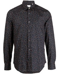 Paul Smith Abstract Pattern Long Sleeve Shirt