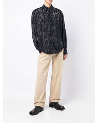 Eckhaus Latta Abstract Pattern Print Shirt