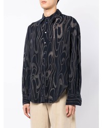 Eckhaus Latta Abstract Pattern Print Shirt