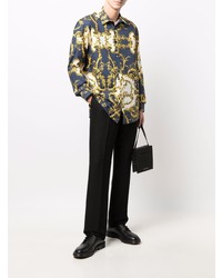 Waxman Brothers Baroque Pattern Print Shirt