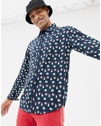 Another Influence Christmas Pattern Long Sleeve Shirt