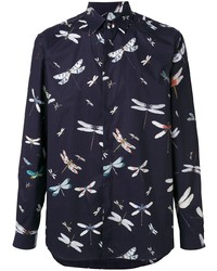 Valentino Dragonfly Print Shirt
