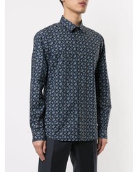 Gieves & Hawkes Embroidered Long Sleeve Shirt
