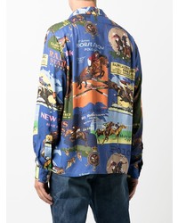 Polo Ralph Lauren Equine Graphic Print Shirt