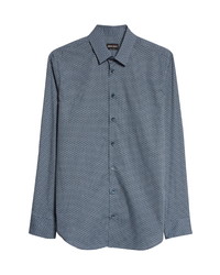 Giorgio Armani Geo Print Button Up Shirt