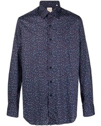 Xacus Graphic Print Long Sleeve Shirt