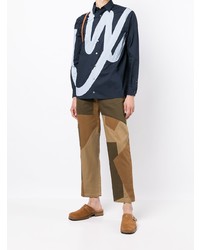 JW Anderson Logo Appliqu Long Sleeved Shirt