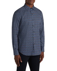 Bugatchi Patterned Button Up Shirt