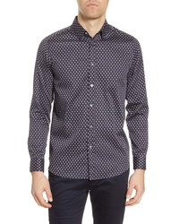 Ted Baker London Posee Medallion Print Button Up Shirt