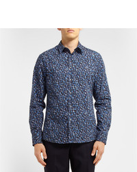 Paul Smith Ps By Printed Cotton Shirt