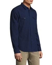 John Varvatos Star Usa Printed Cotton Button Down Shirt