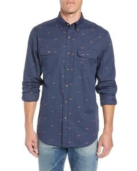 Southern Tide Straight Shooter Patterned Sport Shirt