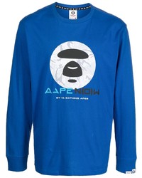 AAPE BY A BATHING APE Aape By A Bathing Ape Logo Print Sweatshirt