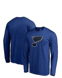 FANATICS Branded Blue St Louis Blues Primary Team Logo Long Sleeve T Shirt At Nordstrom