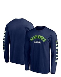 FANATICS Branded College Navy Seattle Seahawks Big T Sleeve T Shirt At Nordstrom