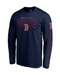 FANATICS Branded Navy Boston Red Sox Team Front Line Long Sleeve T Shirt At Nordstrom