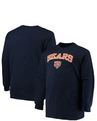 FANATICS Branded Navy Chicago Bears Big T Sleeve T Shirt At Nordstrom