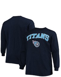 FANATICS Branded Navy Tennessee Titans Big T Sleeve T Shirt