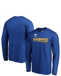 FANATICS Branded Royal Buffalo Sabres Authentic Pro Core Collection Prime Long Sleeve T Shirt