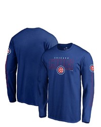 FANATICS Branded Royal Chicago Cubs Team Front Line Long Sleeve T Shirt At Nordstrom