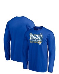 FANATICS Branded Royal Los Angeles Rams Super Bowl Lvi Champions Big T Sleeve T Shirt At Nordstrom