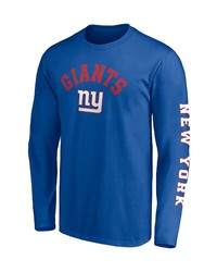FANATICS Branded Royal New York Giants Big T Sleeve T Shirt