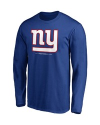 FANATICS Branded Royal New York Giants Team Lockup Long Sleeve T Shirt
