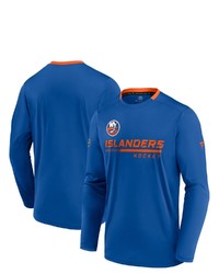 FANATICS Branded Royal New York Islanders Authentic Pro Locker Room Long Sleeve T Shirt