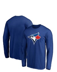 FANATICS Branded Royal Toronto Blue Jays Official Logo Long Sleeve T Shirt