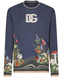 Dolce & Gabbana Graphic Print Long Sleeve T Shirt