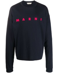Marni Logo Long Sleeved T Shirt
