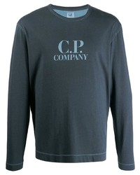 CP Company Logo Printed Long Sleeved Top